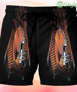 Cleveland Browns Logo v3 Beach Hawaiian Shorts For Men Trending Summer Product Photo 1