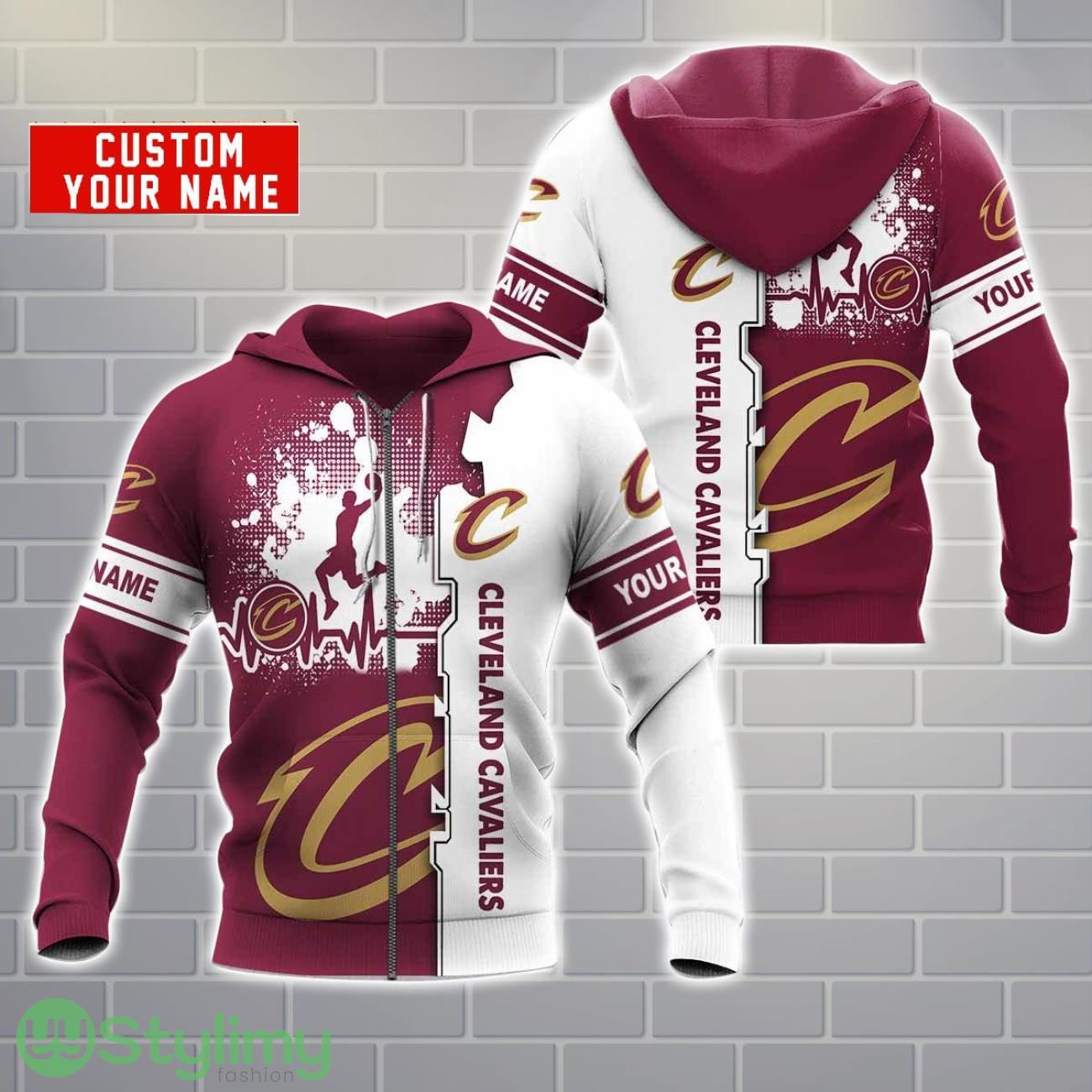 Cleveland Cavaliers AOP Hoodie Custom Name Unisex Hoodie Zip Hoodie For Men And Women 7 Cleveland Cavaliers AOP Hoodie Custom Name Unisex Hoodie Zip Hoodie For Men And Women Product Photo 1