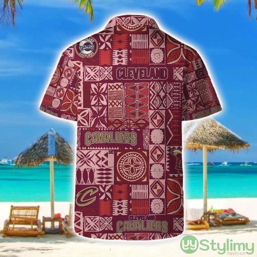 Cleveland Cavaliers Hawaii Set Summer Pattern 3D Hawaiian Shirt And Shorts Product Photo 2
