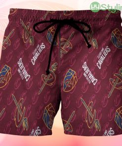 Cleveland Cavaliers Logo8 Beach Hawaiian Shorts For Men Trending Summer Product Photo 1