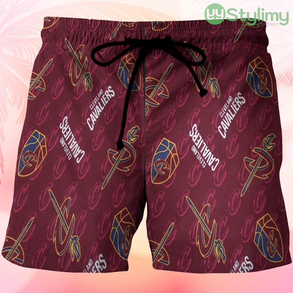 Cleveland Cavaliers Logo8 Beach Hawaiian Shorts For Men Trending Summer 3 Cleveland Cavaliers Logo8 Beach Hawaiian Shorts For Men Trending Summer Product Photo 1