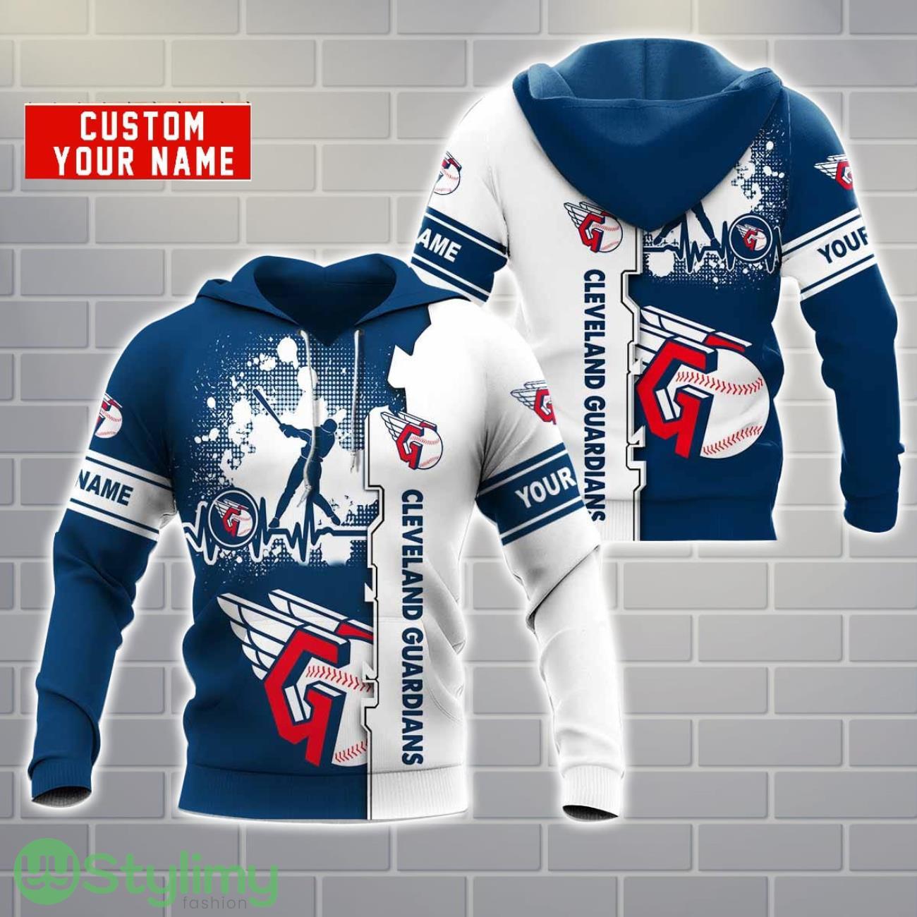 Cleveland Guardians AOP Hoodie Custom Name Unisex Hoodie Zip Hoodie For Men And Women 2 Cleveland Guardians AOP Hoodie Custom Name Unisex Hoodie Zip Hoodie For Men And Women Product Photo 2