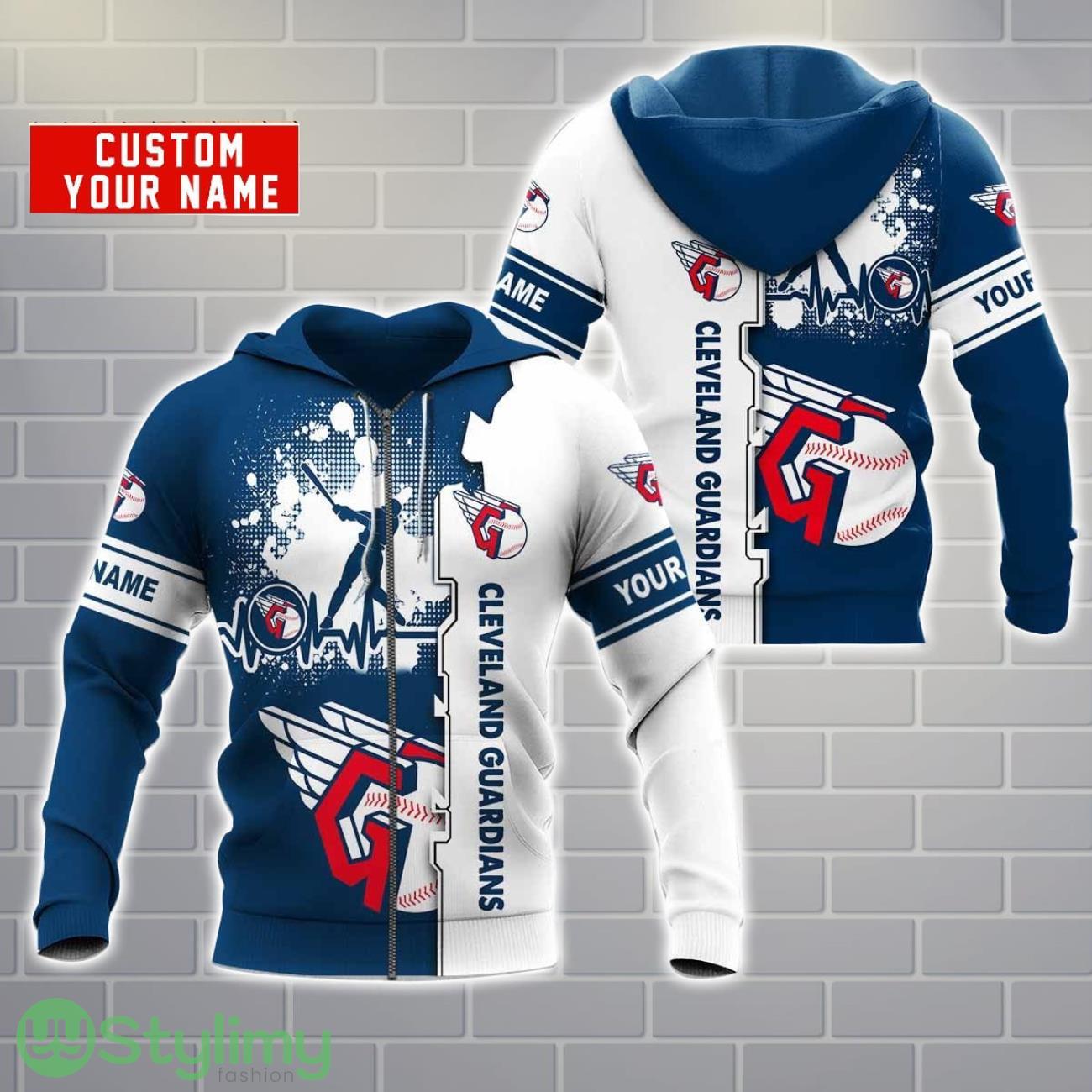 Cleveland Guardians AOP Hoodie Custom Name Unisex Hoodie Zip Hoodie For Men And Women 7 Cleveland Guardians AOP Hoodie Custom Name Unisex Hoodie Zip Hoodie For Men And Women Product Photo 1
