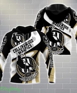 Collingwood Magpies Side By Side 3D Hoodie Zip Hoodie For Fans All Over Printed Unisex Hoodie Product Photo 1