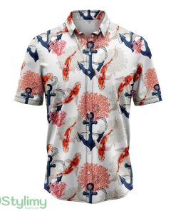 Colorful Koi Aloha Hawaiian Shirt Beach Summer Gift Product Photo 1