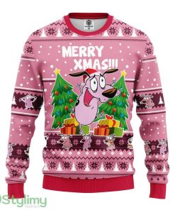 Couage The Cowardly Ugly Christmas Sweater For Men And Women 3D Printed Product Photo 1