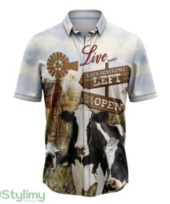 Cow Farm Aloha Hawaiian Shirt Beach Summer Gift All Over Printed Shirt Product Photo 1
