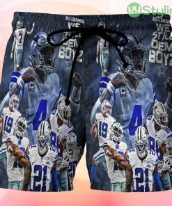 Dallas Cowboys All Players1 Beach Hawaiian Shorts For Men Trending Summer Product Photo 1
