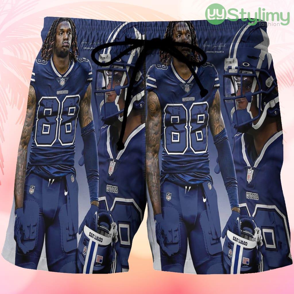 Dallas Cowboys CeeDee Lamb1 Beach Hawaiian Shorts For Men Trending Summer 3 Dallas Cowboys CeeDee Lamb1 Beach Hawaiian Shorts For Men Trending Summer Product Photo 1