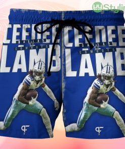 Dallas Cowboys CeeDee Lamb12 Beach Hawaiian Shorts For Men Trending Summer Product Photo 1