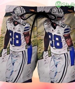 Dallas Cowboys CeeDee Lamb5 Beach Hawaiian Shorts For Men Trending Summer Product Photo 1