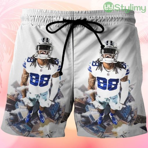 Dallas Cowboys CeeDee Lamb7 Beach Hawaiian Shorts For Men Trending Summer Product Photo 1