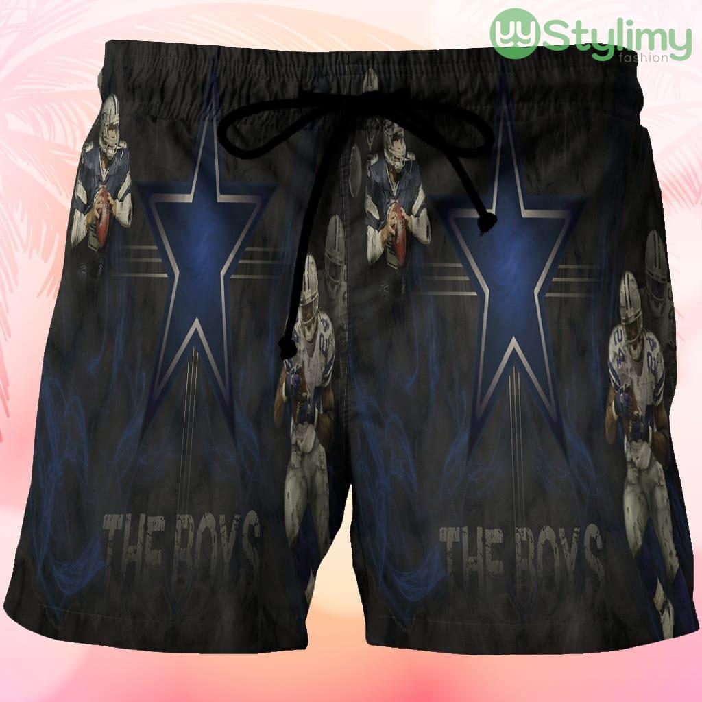 Dallas Cowboys Players Star Smoke Beach Hawaiian Shorts For Men Trending Summer 3 Dallas Cowboys Players Star Smoke Beach Hawaiian Shorts For Men Trending Summer Product Photo 1