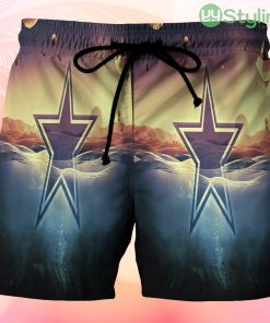 Dallas Cowboys Star Abstract Beach Hawaiian Shorts For Men Trending Summer Product Photo 1