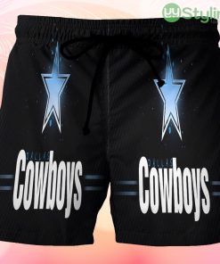 Dallas Cowboys Star Blue Light Beach Hawaiian Shorts For Men Trending Summer Product Photo 1