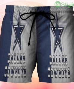Dallas Cowboys Star Metal Beach Hawaiian Shorts For Men Trending Summer Product Photo 1