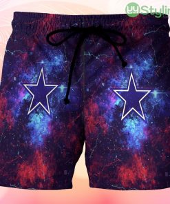 Dallas Cowboys Star Red Blue Thunder Beach Hawaiian Shorts For Men Trending Summer Product Photo 1