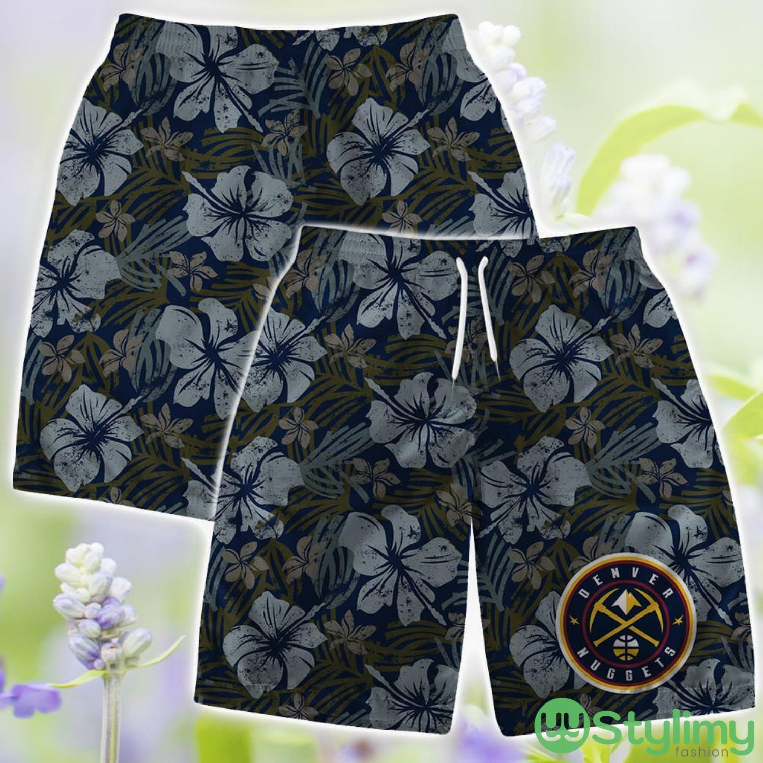 Denver Nuggets Funny Beach Summer Hawaiian Shirt And Shorts 3 Denver Nuggets Funny Beach Summer Hawaiian Shirt And Shorts Product Photo 3