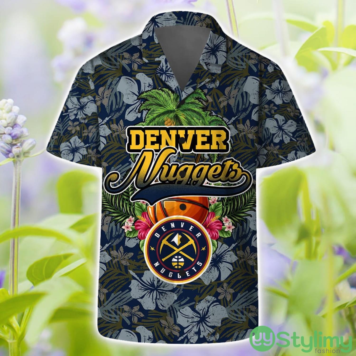 Denver Nuggets Funny Beach Summer Hawaiian Shirt And Shorts 4 Denver Nuggets Funny Beach Summer Hawaiian Shirt And Shorts Product Photo 1