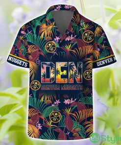 Denver Nuggets Logo Team Hawaiian Shirt And Shorts Beach Holiday Gift Product Photo 1