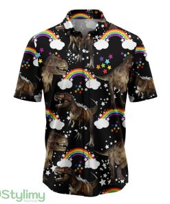 Dinosaur You Had Me At Aloha Hawaiian Shirt 3D Printed Beach Shirt Product Photo 1