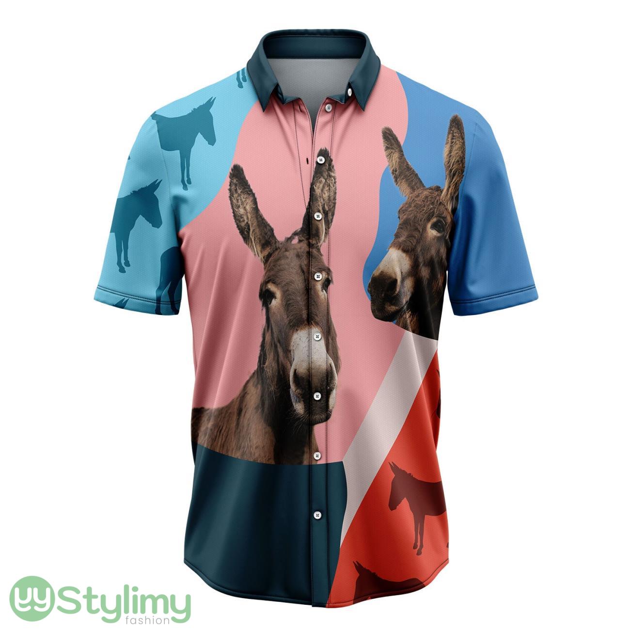 Donkey Lover Hawaiian Shirt 3D Printed Beach Shirt 2 Donkey Lover Hawaiian Shirt 3D Printed Beach Shirt Product Photo 1