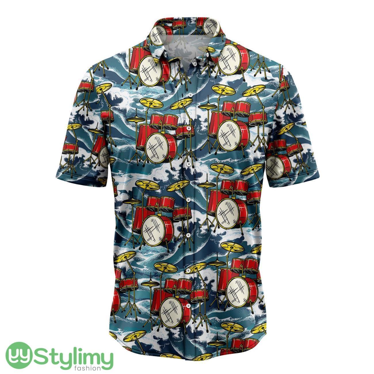 Drums For Summer Hawaiian Shirt Summer Gift For Men Women 2 Drums For Summer Hawaiian Shirt Summer Gift For Men Women Product Photo 1
