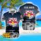 EHC Red Bull Munchen Tropical Aloha Hawaiian Shirt And Shorts 4 EHC Red Bull Munchen Tropical Aloha Hawaiian Shirt And Shorts Product Photo 2