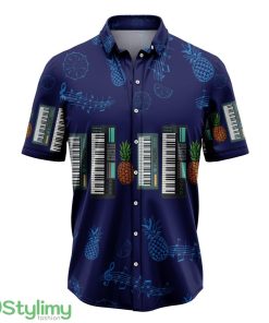 Electric Keyboard Musical Instrument Aloha Hawaiian Shirt Beach Summer Gift Product Photo 1