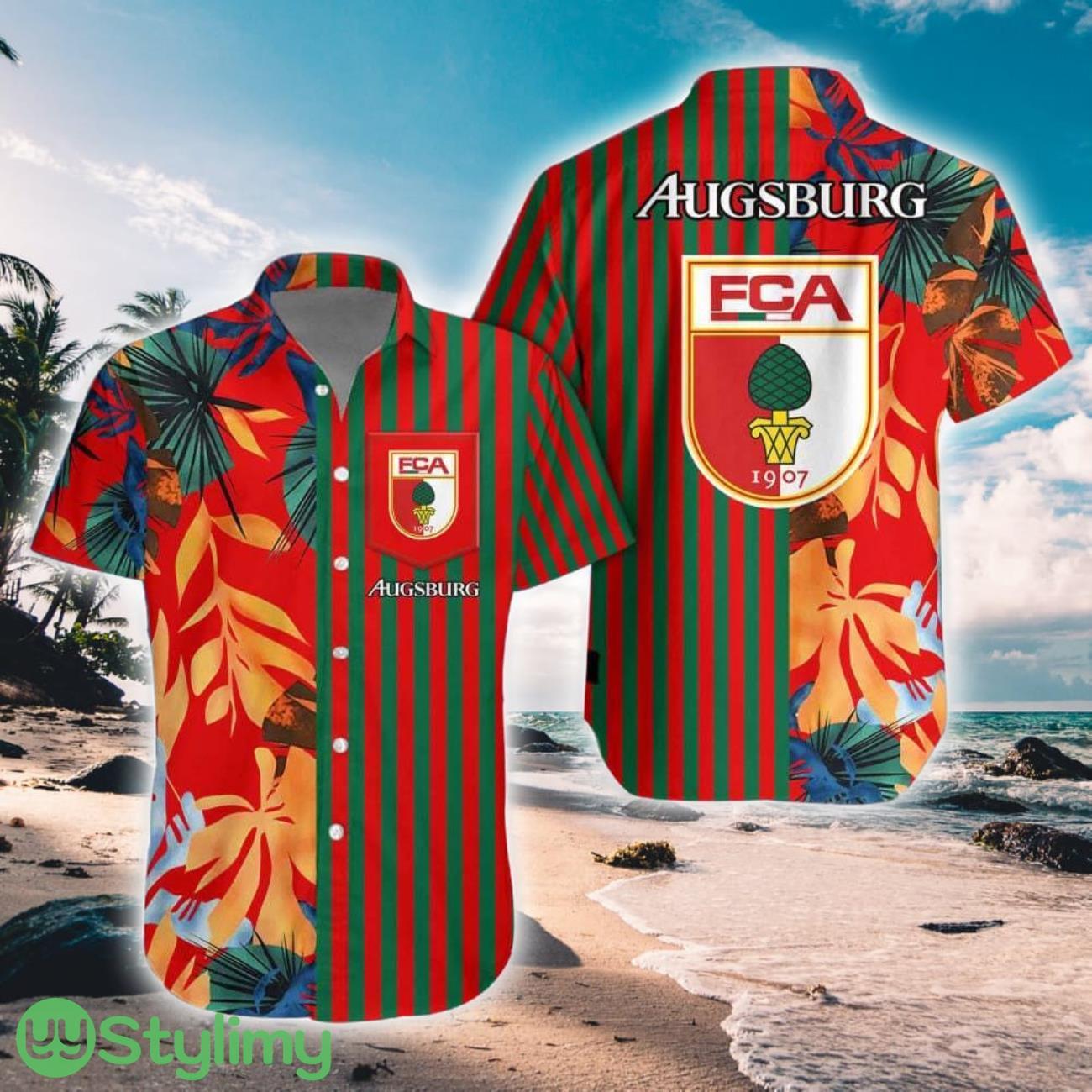 FC Augsburg Aloha 3D Hawaiian Shirt And Shorts Summer Vacation Gift 3 FC Augsburg Aloha 3D Hawaiian Shirt And Shorts Summer Vacation Gift Product Photo 1