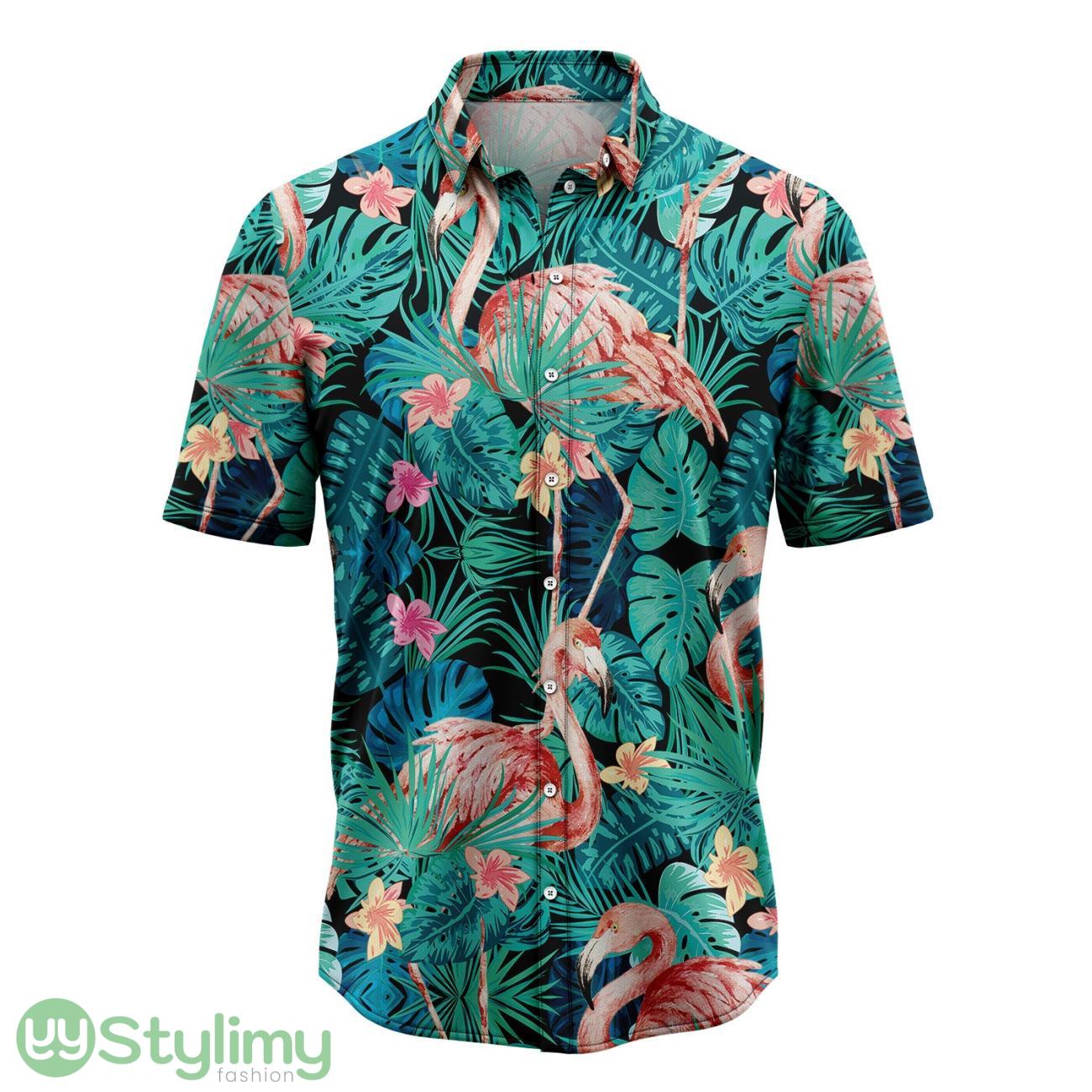 Flamingo Tropical Hawaiian Shirt 3D Printed Beach Shirt 2 Flamingo Tropical Hawaiian Shirt 3D Printed Beach Shirt Product Photo 1