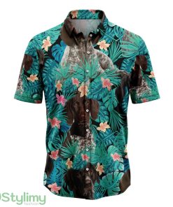 German Shorthaired Pointer Tropical 3D Hawaiian Shirt Summer Vacation Gift Product Photo 1