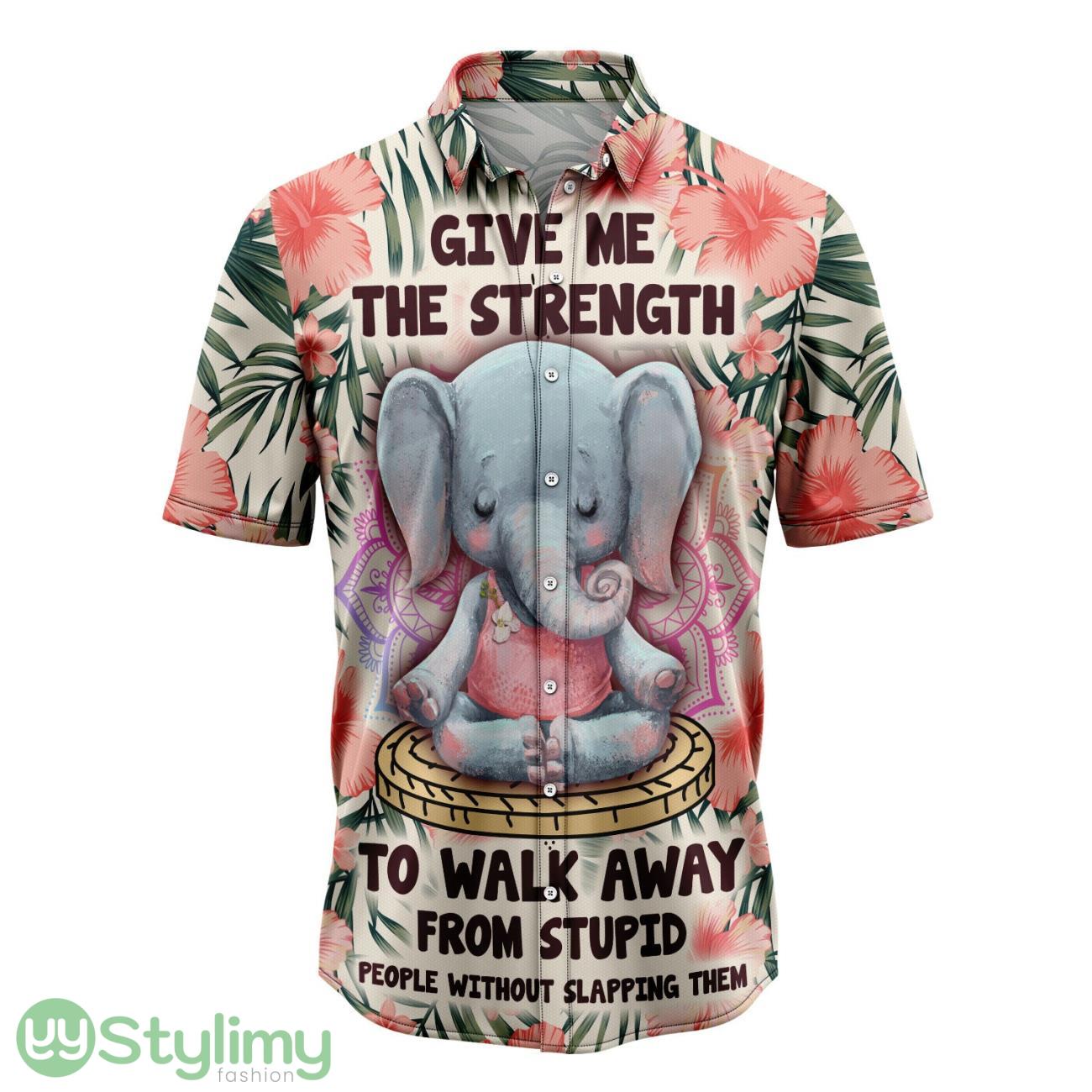Give Me The Strength To Walk Away From Stupid Elephant Aloha Hawaiian Shirt Beach Summer Gift 2 Give Me The Strength To Walk Away From Stupid Elephant Aloha Hawaiian Shirt Beach Summer Gift Product Photo 1