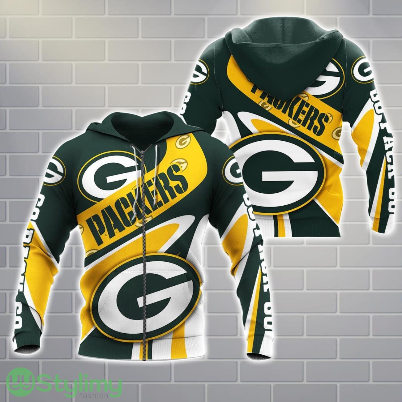 Green Bay Packers 3D Hoodie Zip Hoodie For Fans All Over Printed Unisex Hoodie 8 Green Bay Packers 3D Hoodie Zip Hoodie For Fans All Over Printed Unisex Hoodie Product Photo 2