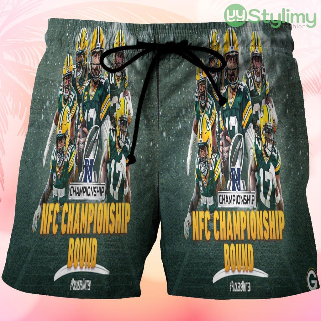 Green Bay Packers Player Team v12 Beach Hawaiian Shorts For Men Trending Summer 3 Green Bay Packers Player Team v12 Beach Hawaiian Shorts For Men Trending Summer Product Photo 1