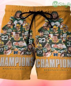 Green Bay Packers Player Team v13 Beach Hawaiian Shorts For Men Trending Summer Product Photo 1
