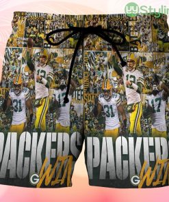 Green Bay Packers Player Team v3 Beach Hawaiian Shorts For Men Trending Summer Product Photo 1