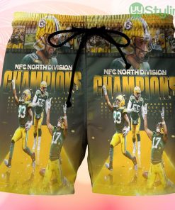 Green Bay Packers Player Team v8 Beach Hawaiian Shorts For Men Trending Summer Product Photo 1