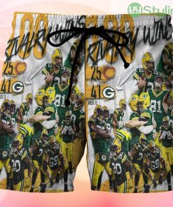 Green Bay Packers Player Team v9 Beach Hawaiian Shorts For Men Trending Summer Product Photo 1