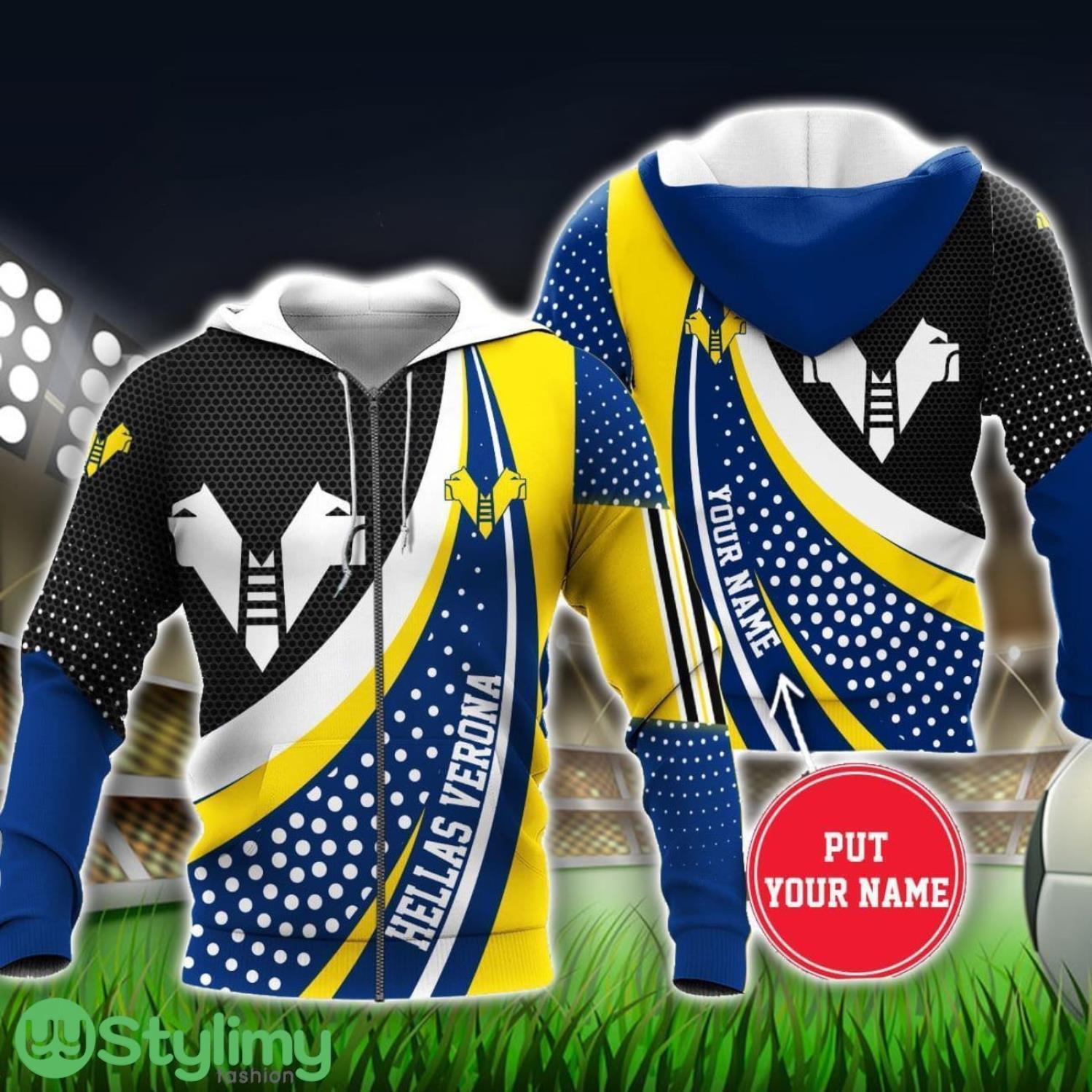 Hellas Verona Custom Name 3D Hoodie Unisex Sport Team Gift 7 Hellas Verona Custom Name 3D Hoodie Unisex Sport Team Gift Product Photo 1