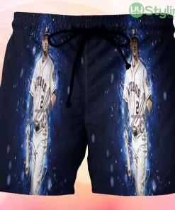 Houston Astros Alex Bregman 2 Beach Hawaiian Shorts For Men Trending Summer Product Photo 1