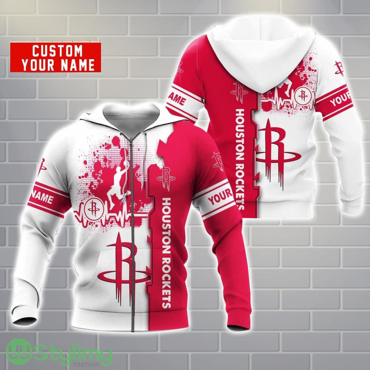 Houston Rockets AOP Hoodie Custom Name Unisex Hoodie Zip Hoodie For Men And Women 7 Houston Rockets AOP Hoodie Custom Name Unisex Hoodie Zip Hoodie For Men And Women Product Photo 1