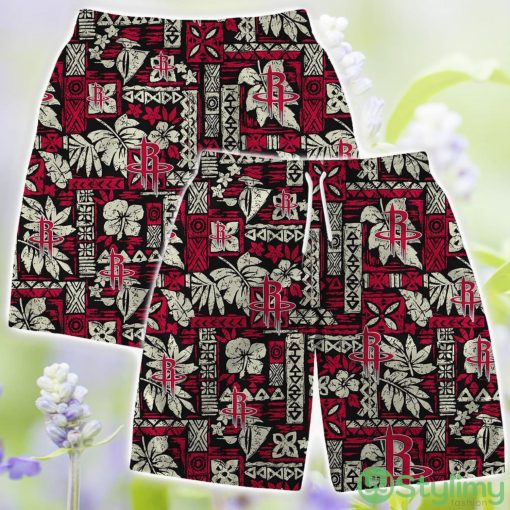 Houston Rockets Summer Gift Hawaiian Shirt And Shorts Sport Summer Set Product Photo 3
