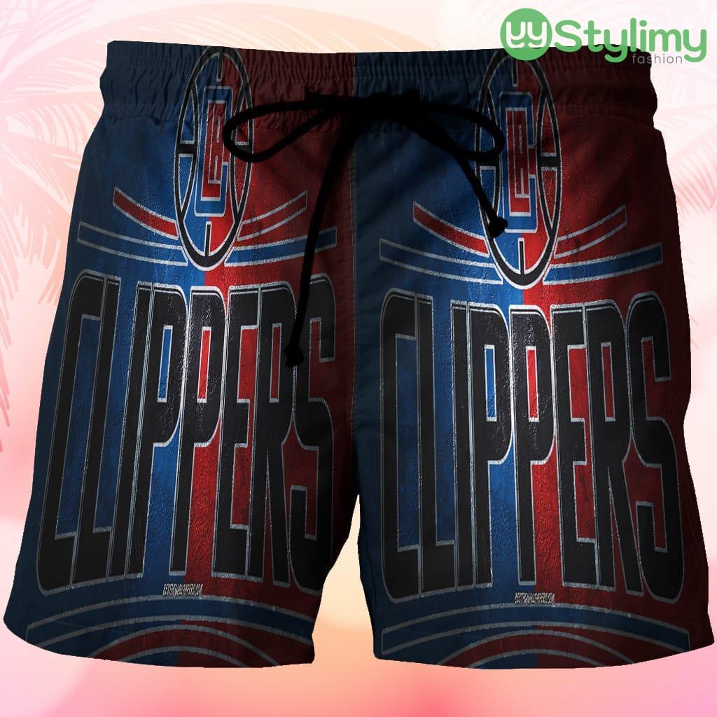 Los Angeles Clippers Stone Beach Hawaiian Shorts For Men Trending Summer 3 Los Angeles Clippers Stone Beach Hawaiian Shorts For Men Trending Summer Product Photo 1