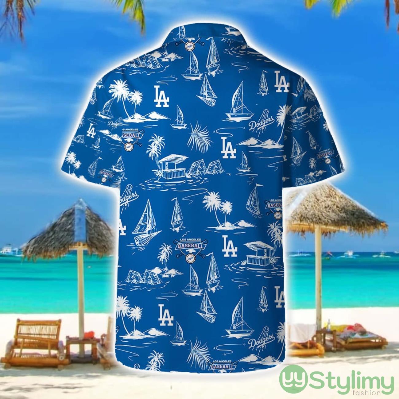 Los Angeles Dodgers Short Sleeve Shirt Beach Vibes Pattern Combo Hawaiian Shirt And Shorts 2 Los Angeles Dodgers Short Sleeve Shirt Beach Vibes Pattern Combo Hawaiian Shirt And Shorts Product Photo 2