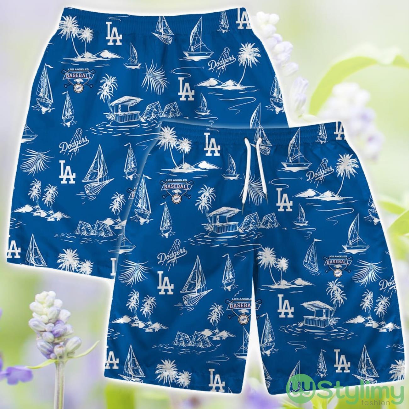 Los Angeles Dodgers Short Sleeve Shirt Beach Vibes Pattern Combo Hawaiian Shirt And Shorts 3 Los Angeles Dodgers Short Sleeve Shirt Beach Vibes Pattern Combo Hawaiian Shirt And Shorts Product Photo 3