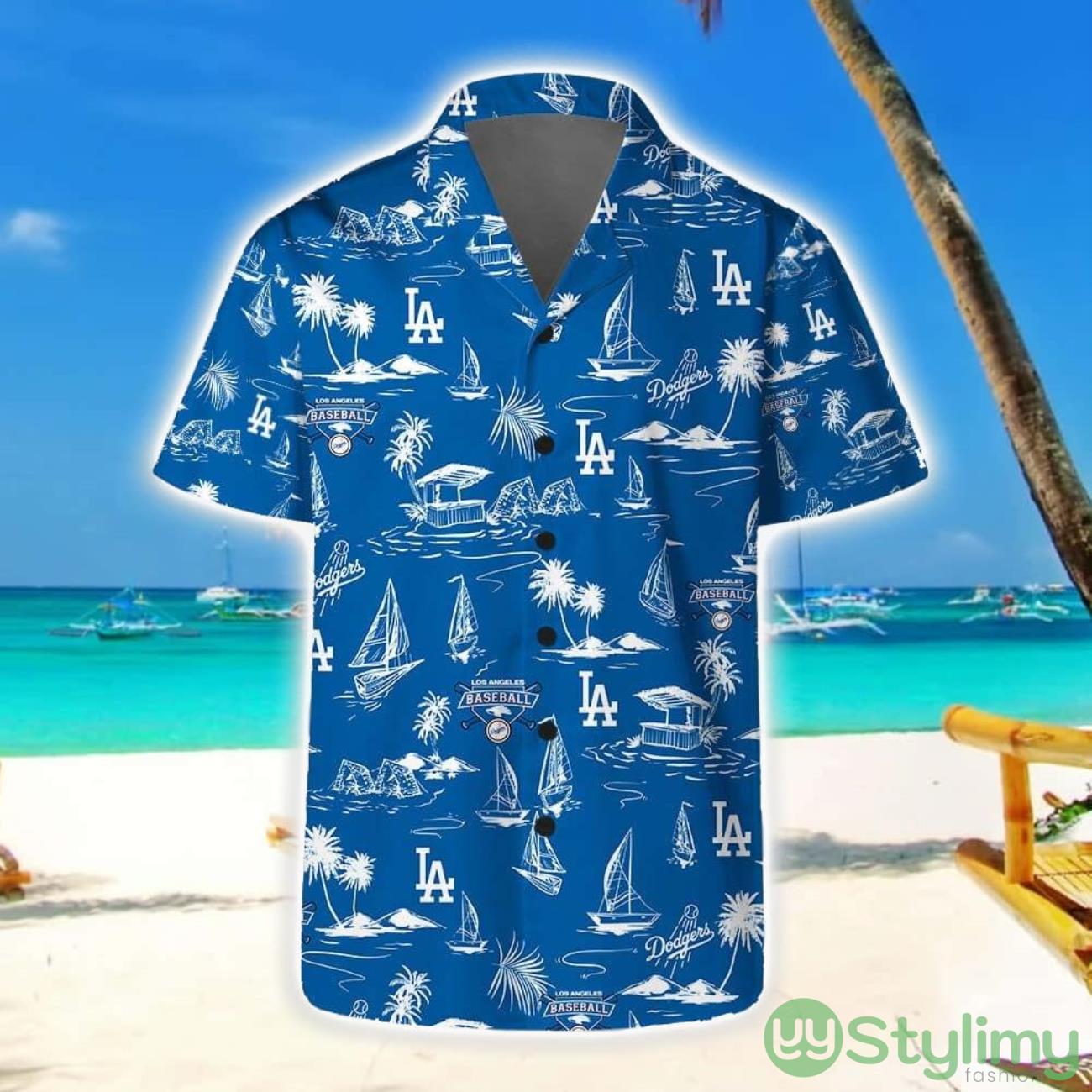 Los Angeles Dodgers Short Sleeve Shirt Beach Vibes Pattern Combo Hawaiian Shirt And Shorts 4 Los Angeles Dodgers Short Sleeve Shirt Beach Vibes Pattern Combo Hawaiian Shirt And Shorts Product Photo 1