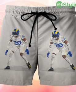 Los Angeles Rams Jalen Ramsey3 Beach Hawaiian Shorts For Men Trending Summer Product Photo 1