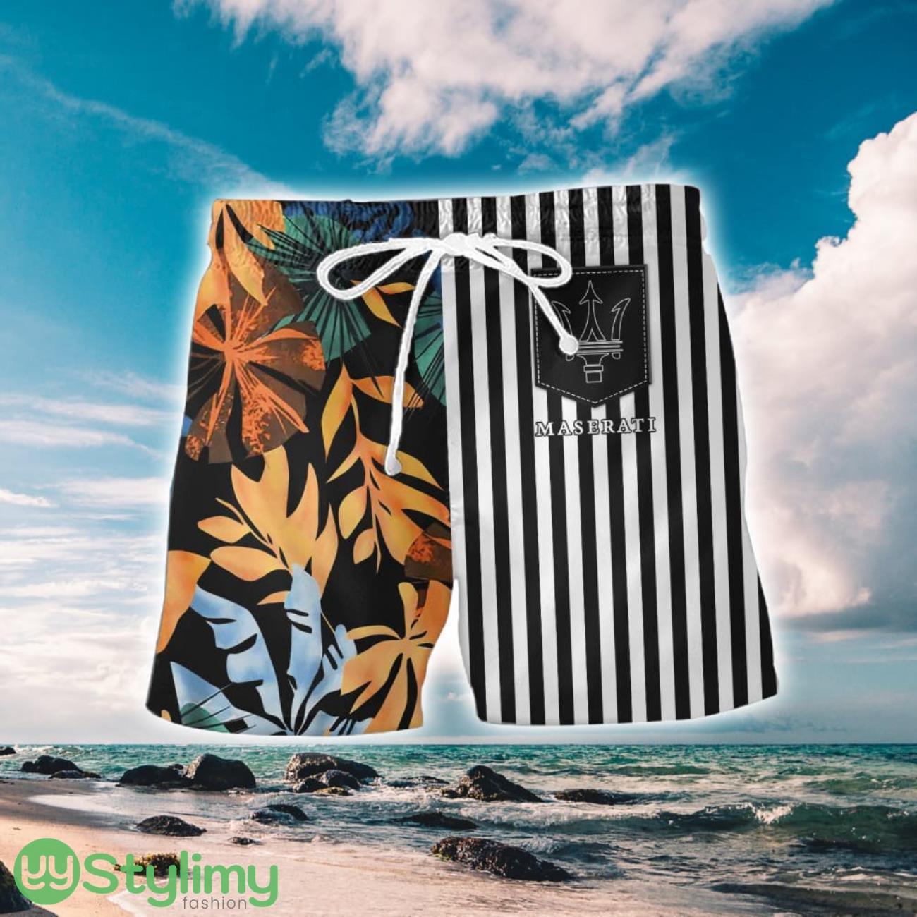 Maserati Aloha 3D Hawaiian Shirt And Shorts Summer Vacation Gift 2 Maserati Aloha 3D Hawaiian Shirt And Shorts Summer Vacation Gift Product Photo 2