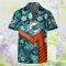 Miami Dolphins Short Sleeve Shirt Pattern Hibiscus Flower Combo Hawaiian Shirt And Shorts Product Photo 2